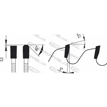 Pilový kotouč Pilový kotouč s SK pro řezání hliníku, plastů a pryskyřic, pozitivní úhel čela, 225387-11, 300x3,2x3