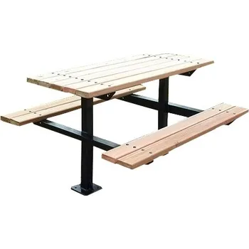 Zahradní lavice Pivní set TOM 150 cm Patky dlouhé (zabetonování)