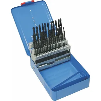 Příslušenství k nářadí NÁSTROJE CZ Sada vrtáků 50-ti dílná 1,00-05,90x0,1mm DIN338RNHSSCX Lesklá, kov