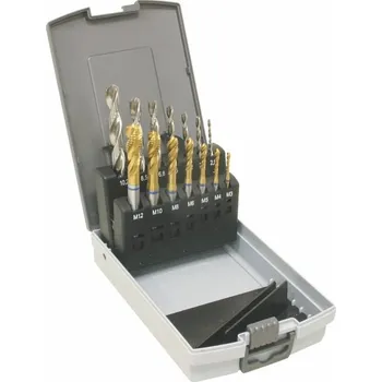 Vrták NÁSTROJE CZ Sada vrtáků CZ004 a závitníků do slep. děr DIN371(2260)+DIN376(4260)