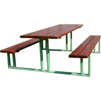 Zahradní lavice Lavičky se stolem MILAN Patky (přišroubování) 150 cm