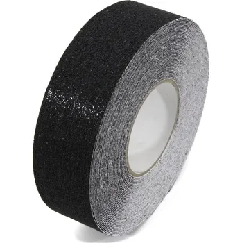 Černá korundová voděodolná protiskluzová páska FLOMA Marine - 18,3 m x 5 cm a tloušťka 1 mm