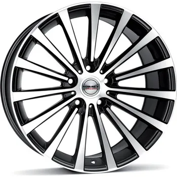 Alu kolo Alu disk Borbet BLX 9.5x19, 5x120, 72.5, ET35 black polished matt