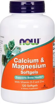 Now Foods Calcium and Magnesium + Vitamin D-3 and Zinc 120 kps.