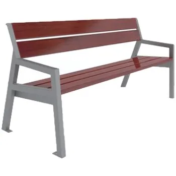 Zahradní lavice Kovová lavička LUSTY II Patky (přišroubování) 150 cm