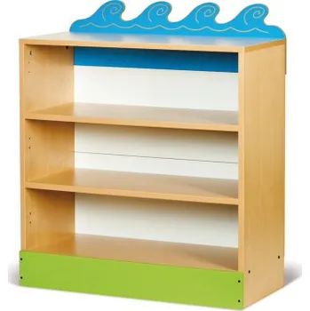 Dětská skříň Skříň policová (vlny, MOŘE)