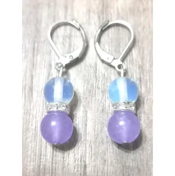 Náušnice Naušnice s chir. ocelí a achátem