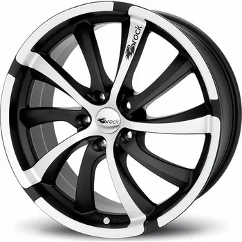 Alu kolo Alu disk Brock B23 7x17, 4x114,3, 72.6, ET38 Schwarz Matt Voll-Poliert (SMVP)