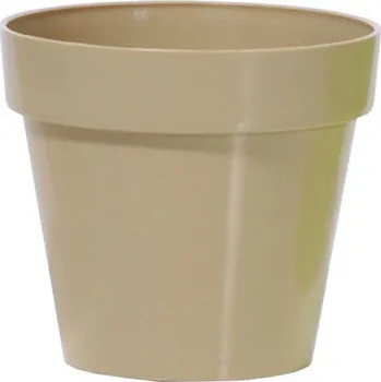 Květináč Cube Shine - latté 14 cm