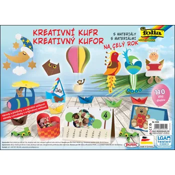 kreativní sada Folia Sada barevných papírů na výrobu dekorací 110 kusů