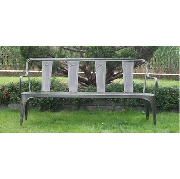 Zahradní lavice Lavice kovová - ruční práce originál 185x62x94cm