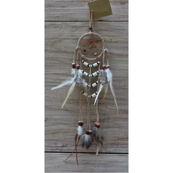 Lapač snů Lapač snů č.7 béžový, délka 36cm průměr 6cm