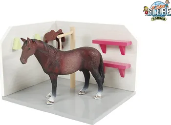 Dřevěná hračka Kids Globe Dřevěný mycí box pro koně 1:24