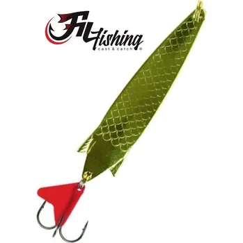 Umělá nástraha Filfishing Filex třpytka plandavka Arrow Spoon zlatá hmotnost: 15 g