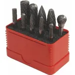 NÁSTROJE CZ Sada technických TK fréz 10-dílná A+6,A+12,C6,C12,G6,G12,F6,F12,D6,D12 v plastové krabičce