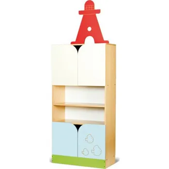 Dětská skříň Skříň policová (maják, MOŘE )