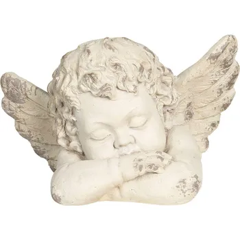 Socha bysta anděl vintage patina Clayre & Eef Angel 59cm