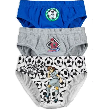 Chlapecké spodní prádlo Chlapecké slipy Captain Tsubasa FOTBAL balení 3 ks Velikost: 92-98