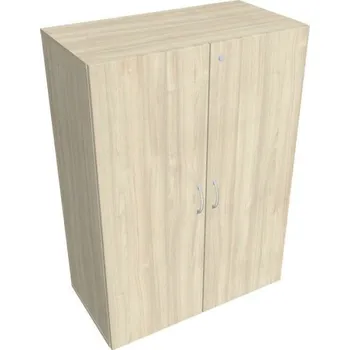 Kancelářský vozík HOBIS kancelářská policová skříň - DZ 3 80 01, zámek Huwill, akát + doprava zdarma