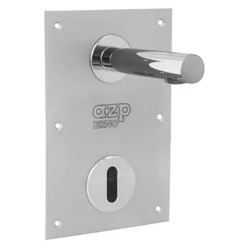 Záložní baterie AZP BRNO Automatická nástěnná baterie s krytem pro teplou a studenou vodu - 6 V (4x AA baterie) (AUM 15P.2B)