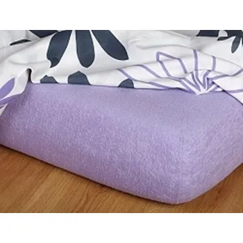 Prostěradlo Dadka Froté prostěradlo Fialová B Velikost: 160-180x200