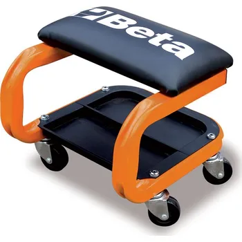 Taburet TABURET NA KOLEČKÁCH ČERVENÝ-MODEL 2252R