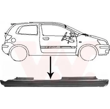 Prah karosérie Nástupní panel VAN WEZEL 8251104