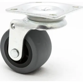 Rolka otočná s kuličkovým ložiskem d38, guma