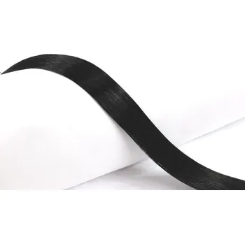 Příčesek Beauty for You Slovanské vlasy - mikro pásky 2 cm, vlasy 35 cm, pro sendvičovou metodu VÝPRODEJ: 1B natural black - naturální černá