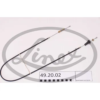 Lanko parkovací brzdy Lanko plynu, , LINEX, 49.20.02
