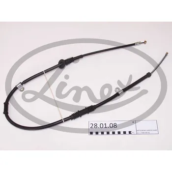 Lanko parkovací brzdy Tazne lanko, provozni brzda, , MB520341, LINEX, 28.01.08