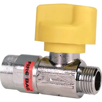 Instalatérský materiál IVAR Kulový uzávěr plyn - s protipožární armaturou FIREBAG - 1/2\MM, přímý (G2T100C00)"