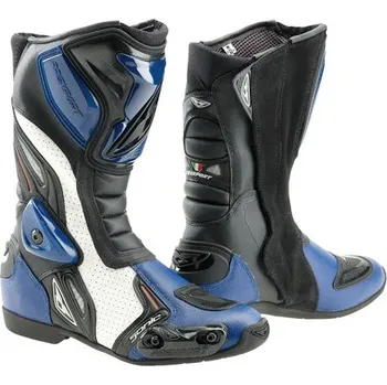 Moto obuv SONIC BL - modré motocyklové boty PREXPORT 44