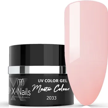Přípravek na nehty X-NAILS bezvýpotkový UV/LED gel Master Line, 5 ml - GENTLY PINK (Quick UV/LED gel na gelové nehty, bez výpotku)