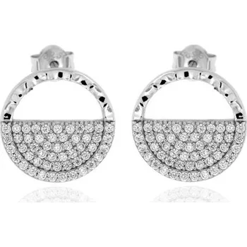 Náušnice Zlatnictví U Kostela Stříbrné náušnice zirkonová kolečka 1282 480069557