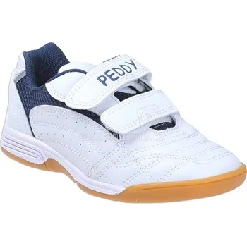 Dětská sportovní obuv dětské halové sportovní boty PEDDY - PZ-505-33-01 (Peddy PZ5053301 - bílé)