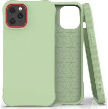 Matný měkký kryt pro iPhone 12 mini - světle zelený