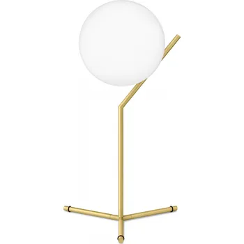 Lampička Flos F3170059 IC Lights T1 High, designová lampa se stmívačem, 1x60W E14, mosaz, výška 53cm