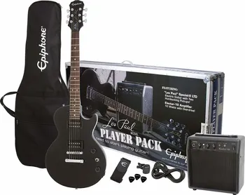 Elektrická kytara Epiphone Les Paul Player Pack Ebony