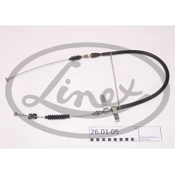 Lanko parkovací brzdy Tazne lanko, provozni brzda, , B10744410E, LINEX, 26.01.05