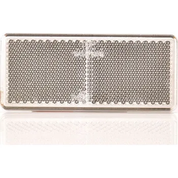 Příslušenství osvětlení automobilu WAS | Odrazka samolepící bílá 96x42mm