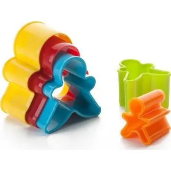 Vykrajovátko Sada vykrajovátek 5ks panáček barevná - Ibili