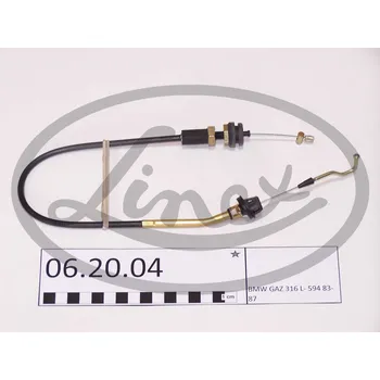 Lanko parkovací brzdy Lanko plynu, , 35411154823, LINEX, 06.20.04