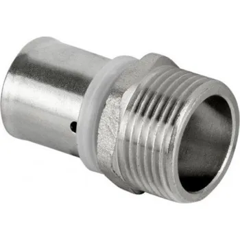 Fitinka Lisovací spojka přechod s vnějším závitem 16 x 1/2" pro PEX-AL-PEX