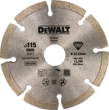 Řezný kotouč Dia řezný kotouč 115mm Laser1 na beton a cihly DeWALT DT3701
