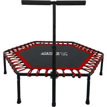 Trampolína Olympic Sport Fit Fitness červená 130 cm + madlo