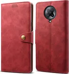 Lenuo Leather pro Xiaomi Poco X3 červená