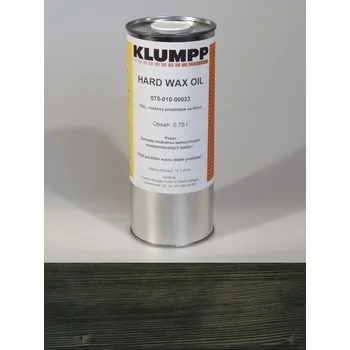 Olej na dřevo Hard Wax Oil - Kovově modrá 580, plechovka 0,75 l, vnitřní olej na nábytek s tvrdým voskem