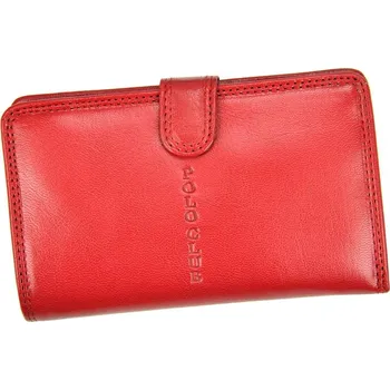Červená kožená peněženka Harvey Miller Polo Club 1530ST01