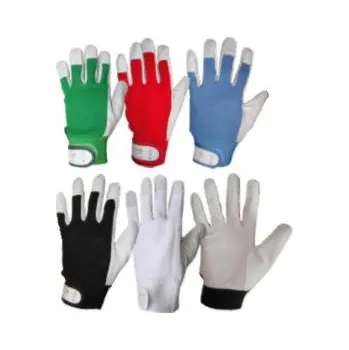 Pracovní oblečení Pracovní rukavice MONTER - kombinované 11 bílá